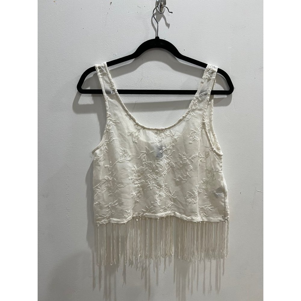 Lace and frill tunic